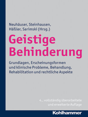 cover image of Geistige Behinderung